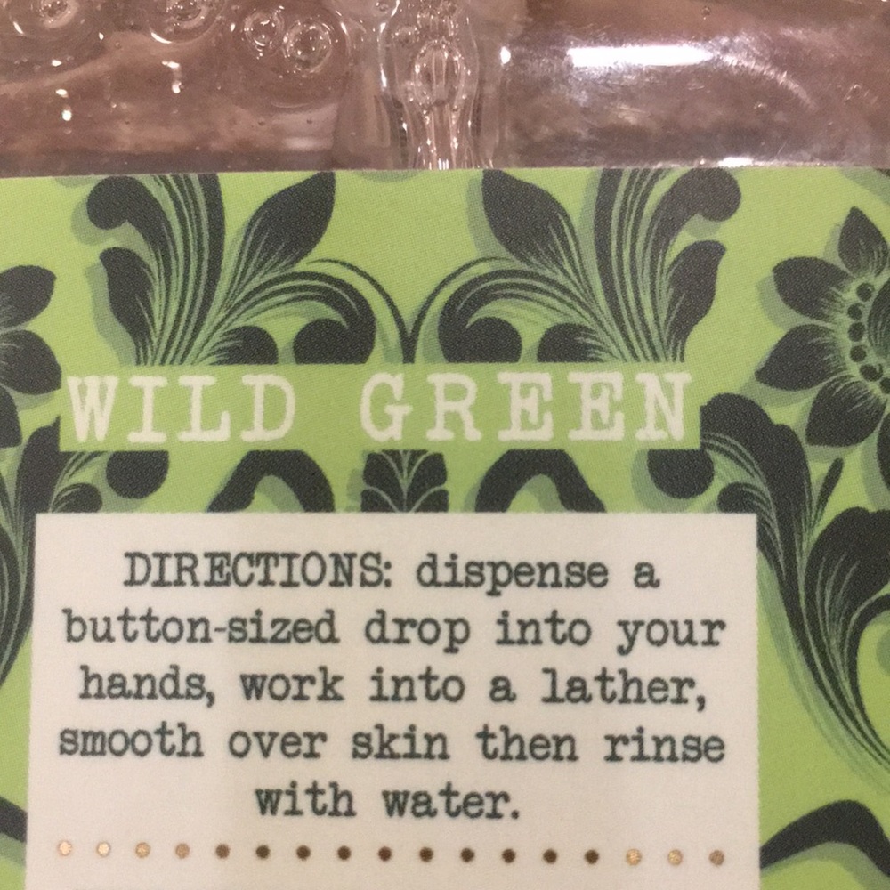 WildGreenCoconut Lime Scented Soothing Hand Soap with Coconut Oil large 17oz NWT - Picture 8 of 14